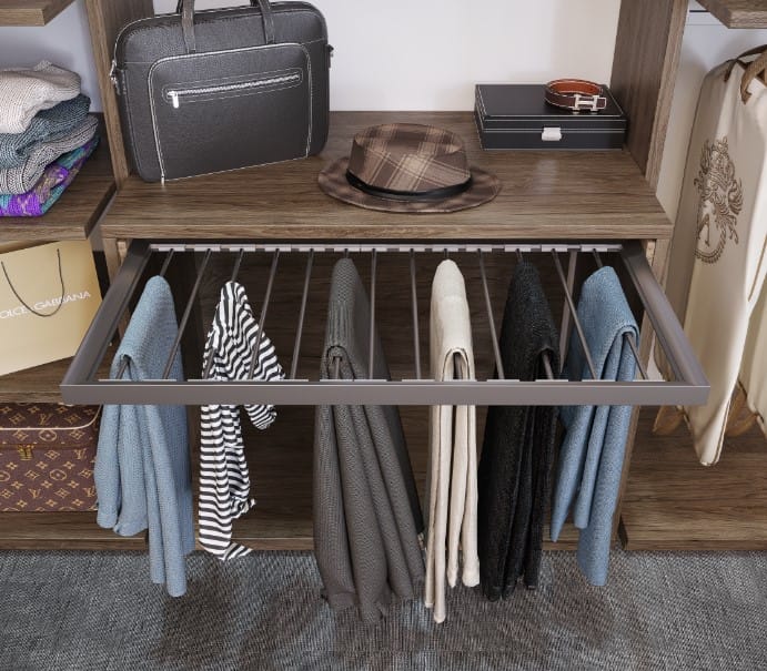 colgador de pantalones vestidor