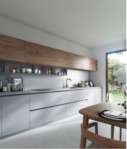 Cocina con entrada de luz exterior